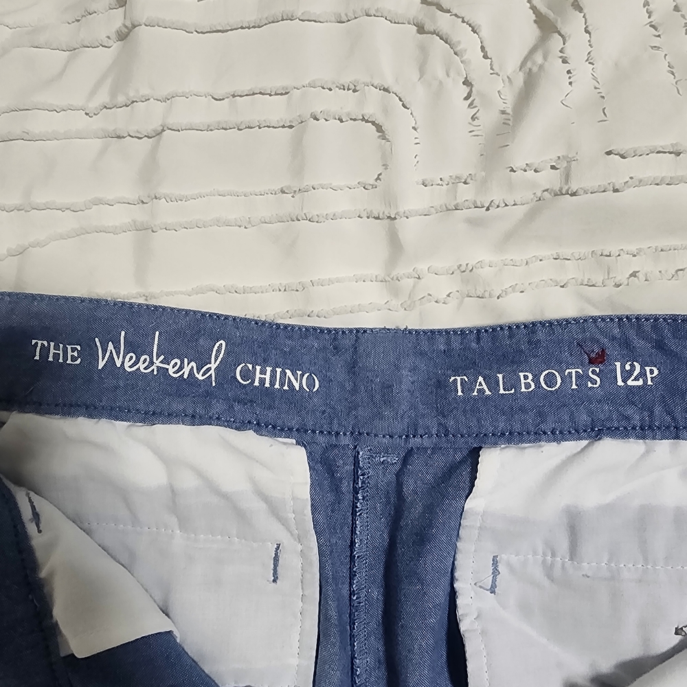 Talbots Blue Weekend Chino Pants
